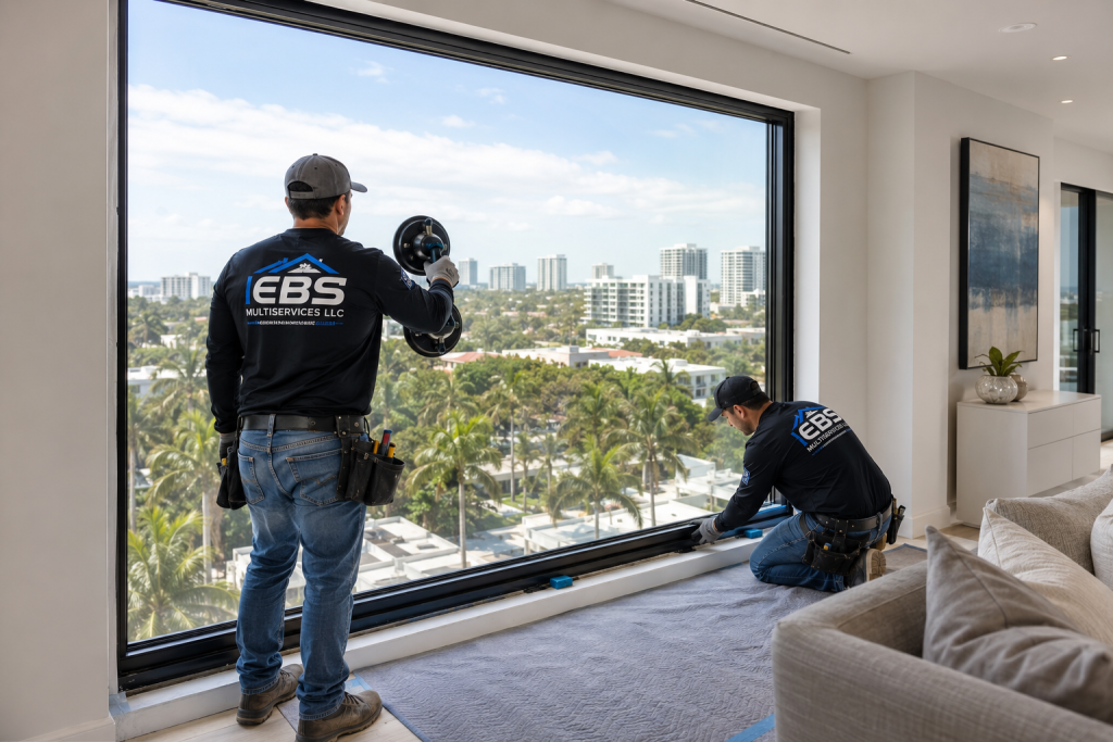 Impact window installation